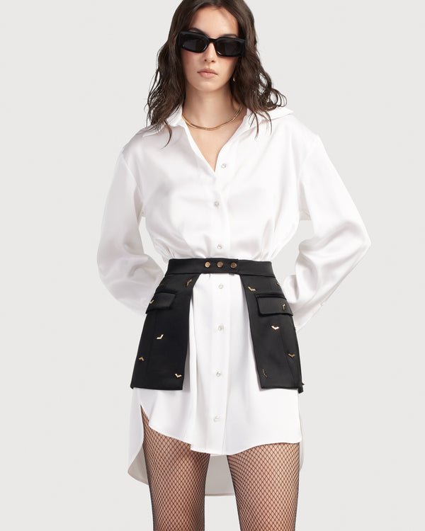 Kiara bat skirt belt