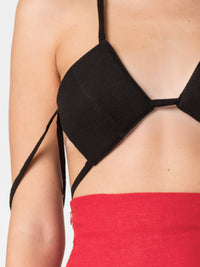PALMA linen bralette