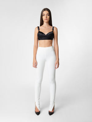 ALIRA white punto leggings